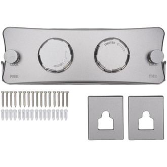 OEM Tendedero Retr&aacute;ctil De Interior Crezuo De Acero Inoxidable 304, Con Doble Cuerda, Para Montaje En Pared, Ideal Para Balc&oacute;n O Ba&ntilde;o, Color Gris.-crezuo