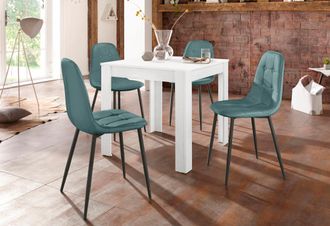 Inosign Essgruppe Set, 5 Stk. tlg. mit Esstisch 80 cm breit