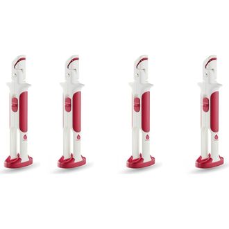 Pursonic Ultimate 4-Pack Heat-Resistant Kitchen Safety Clips | Dual Silicone Jaws for Non-Slip Grip on Hot Cookware in White at Nordstrom