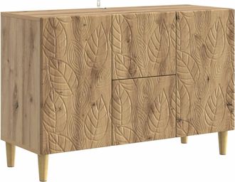 vidaXL Aparador Roble Artisan 89 X 34,5 X 60 Cm Madera De Ingenier&iacute;a Vidaxl