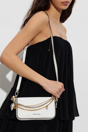 Michael Michael Kors Shoulder Bag Bryant Small, Womens, White