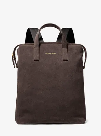 Michael Kors Nicholas Suede Convertible Backpack
