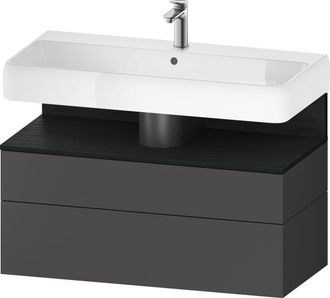 Duravit Duravit Qatego Mueble Bajo Lavabo, 1 Extra&iacute;ble Y 1 Caj&oacute;n