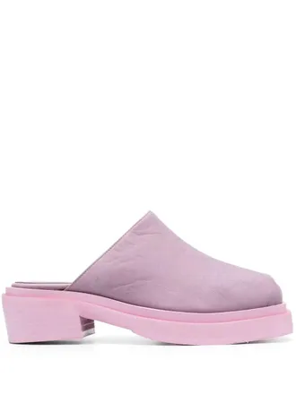 ECKHAUS LATTA Zoe 55mm leather mules - women - Leather - 38 - Pink