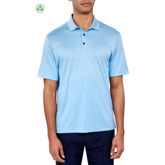 Con.Struct Regular Fit Solid Recycled Performance Golf Polo in Lt Blue at Nordstrom, Size Xx-Large