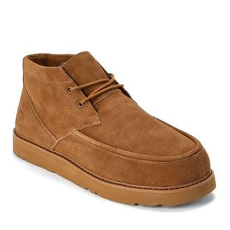 Dearfoams Fireside Craft Stitch Chukka Boot Water Resistant Slippers in Chestnut at Nordstrom, Size 10