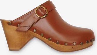 Isabel Marant Womens Titya Clog In Camel