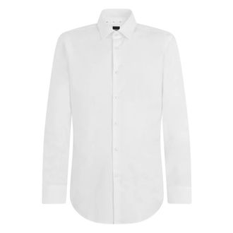 HUGO BOSS H-Hank Shirt - Heren - Zakelijke Overhemden - Wit - 4XL - Katoen - Overhemden