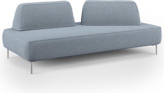 Divani.Store Newton Sof&aacute; Modular Con Respaldos Removibles 212 Cm Azul Claro