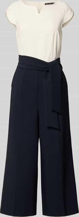 Betty Barclay Jumpsuit mit Bindeg&uuml;rtel in Marine, Gr&ouml;&szlig;e 36