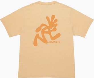 Gramicci Mens Gramicci Running Man T-Shirt - Orange/Yellow - Size: 40