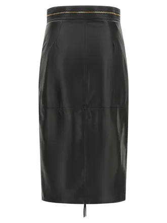 Elisabetta Franchi Leather Skirt