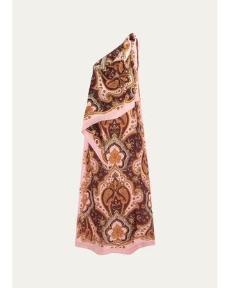 Alemais Porter Asymmetric Maxi Dress