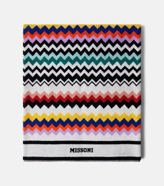 Missoni Best Zigzag cotton terry beach towel
