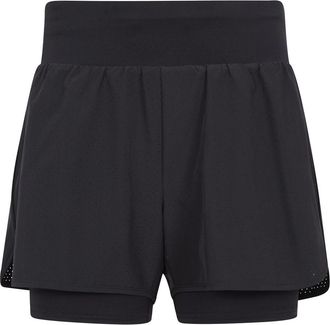 Mountain Warehouse Dames/Dames dubbellaags hardloopshort (Zwart)