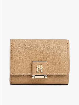 Tommy Hilfiger Cartera plegable en tres partes con monograma