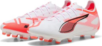 Puma Fussballschuh PUMA ULTRA 5 PRO FG/AG, Gr. 46,5, weiss (puma wei&szlig;, puma schwarz, glowing rot), Synthetik, Schuhe Fussballschuh, f&uuml;r Rasenpl&auml;tze