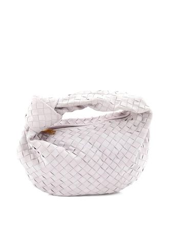 Bottega Veneta BV Jodie Intrecciato Suede Teen hobo bag - women - Suede - One Size - Purple