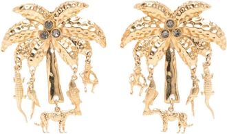 Jacquemus Palmier Oorbellen - Dames - Oorbellen - Geel - ONE Size - Accessoires