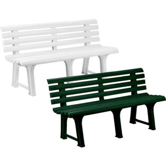 Progarden Homemaison - Banco Jardin Resina Bco - 147x49 Cm