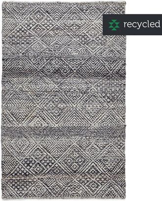 Liv Interior Waschbarer In-/Outdoor Teppich Kelim Athens - Grau