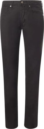Incotex 5 Pockets Jeans - Heren - Slim Fit Jeans - Zwart - W30 - Katoen - Jeans