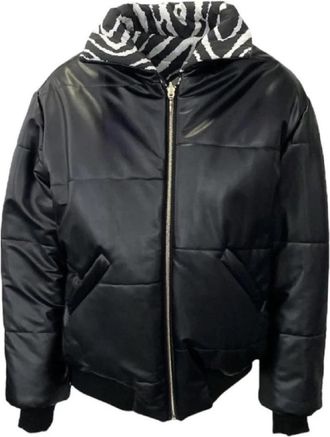Giulia N Couture Zwarte Bomberjack door Giulia N - Dames - Bomber jackets - Zwart - S - Jassen