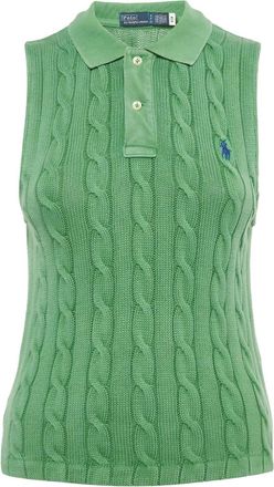 Polo Ralph Lauren Polo in maglia intrecciata - Verde