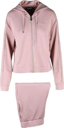 Emporio Armani Completo Jumpsuite - Dames - Trainingspakken - Roze - L - Polyester - Fitness