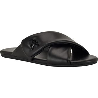 Calvin Klein Renley Slide Sandal in Black at Nordstrom Rack, Size 7.5