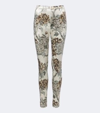Acne Studios Floral jersey slim pants
