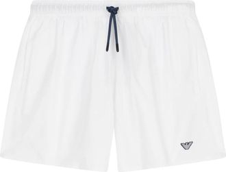 Emporio Armani Zwemshorts - Heren - Strandmode - Wit - S - Polyester - Badmode