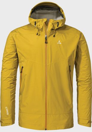 Sch&ouml;ffel Outdoorjacke SCH&Ouml;FFEL 2.5L 3D Jacket Vistdal M, Herren, Gr. 56, gelb (5205, gelb), Oberstoff: 100% Nylon; (Membran: Polyurethan), regular fit, hoch ge