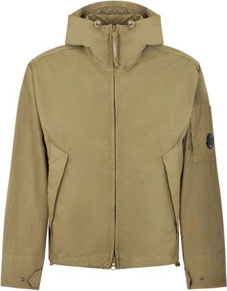 C.P. Company Twill Jas met Ingebouwd Vest - Heren - Zomerjassen - Groen - L - Nylon - Jassen