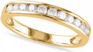 Allurez Channel Set Diamond Wedding Band 14k Yellow Gold (0.44ct)