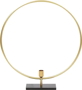 Beliani Beliani - Candelabro De Metal Dorado 45 Cm Portavelas Decorativo Estilo Glam Seram