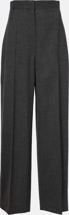 The Row Gordon virgin wool wide-leg pants