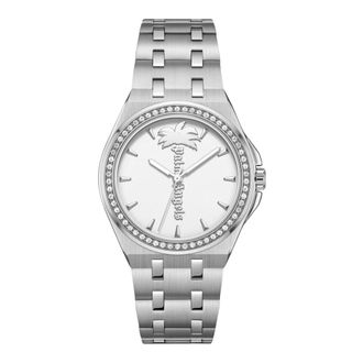 Palm Angels Pmwlg0002101 Horloge - Dames - Accessoires - Grijs - Maat: ONE Size