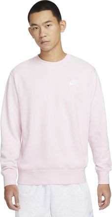 Nike Sportswear Club French Terry Crew Sweatshirt Asia Sizing Pink Foam BV2667-663