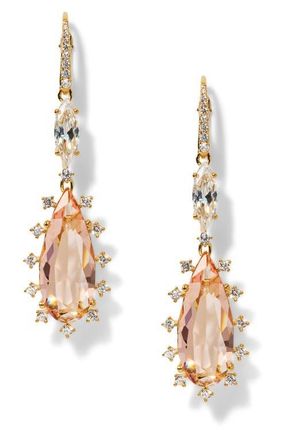 Nadri Mojito Cubic Zirconia Drop Earrings in Gold at Nordstrom