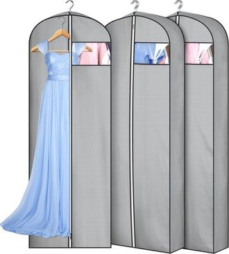 OEM Bolsas Para Ropa Con Fuelle Para Guardar Vestidos Y Abrigos - Fundas Impermeables Para Guardar Prendas En El Armario - Paquete De 3