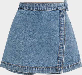 Veronica Beard Diaz Denim Skort