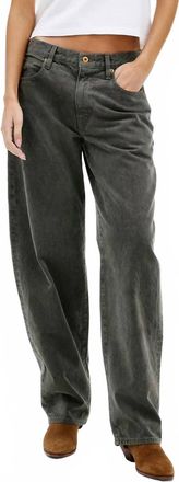Slvrlake Denim Ella Barrel Leg Jean In Grey
