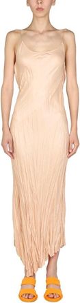 Philosophy di Lorenzo Serafini Asymmetrical Hem Dress With Round Neckline