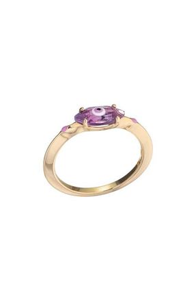 Bea Bongiasca Big Eye Gemstone Ring in Light Purple at Nordstrom, Size 6