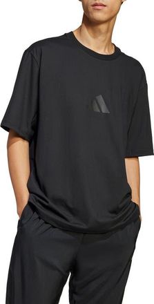 adidas Z.N.E. Loose Fit Graphic T-Shirt in Black at Nordstrom, Size Xx-Large