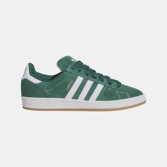 adidas Originals Mens Campus ADV Shoes in Green Leather - Size UK 10.5