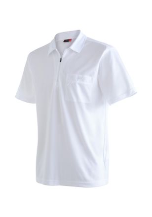 Maier Sports Funktionsshirt MAIER SPORTS Arwin 2.0, Herren, Gr. L, weiss (wei&szlig;), 100% Polyester, Rundhals, Shirts Funktionsshirt, Eignet sich ideal f&uuml;r Wanderungen