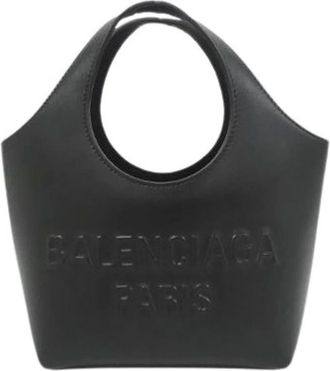 Balenciaga Pre-owned Handbags, male, Black, Size: ONE SIZE Pre-owned Mary Kate Calf Shoulder Bag
