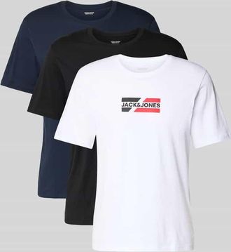 Jack & Jones Jack & Jones T-Shirt mit Logo im 2er-Pack in Black, Gr&ouml;&szlig;e XXL